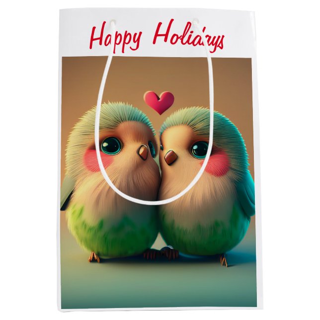 HoHoHo Mittlere Geschenktüte (Vorderseite)