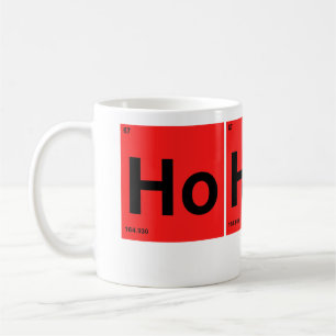 HoHoHo Weihnachten Periodischer Tisch der Elemente Tasse