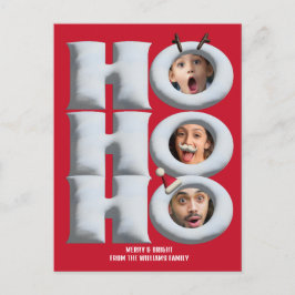 HOHOHOHO! Erstellen Sie Ihre eigene Urlaubskarte! Feiertagspostkarte