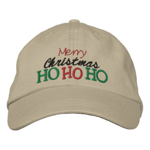 HOHOHOHO Frohe Weihnachtskappe von SRF Bestickte Baseballkappe
