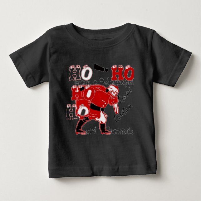 HOHOHOHO haben ein wunderbares Weihnachten mit Dan Baby T-shirt (Vorderseite)