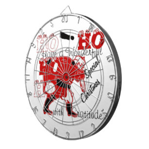 HOHOHOHO haben ein wunderbares Weihnachten mit Dan Dartscheibe