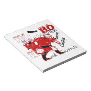 HOHOHOHO haben ein wunderbares Weihnachten mit Dan Notizblock