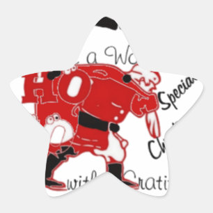 HOHOHOHO haben ein wunderbares Weihnachten mit Dan Stern-Aufkleber