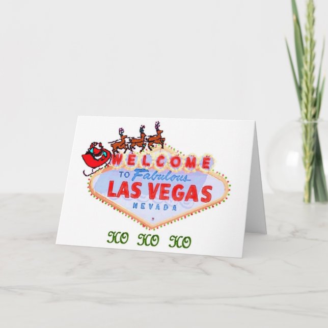 Hohosanta1 Feiertagskarte (Vorderseite)