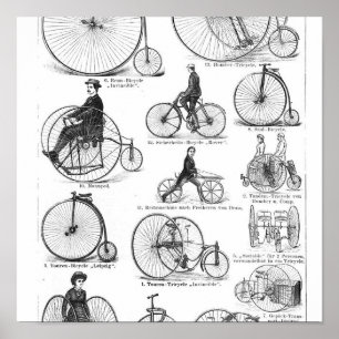 Hohrradpenny-Farthing Poster