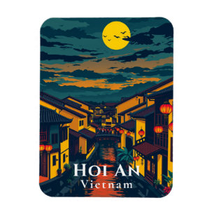 Hoi An Vietnam Ancient Town Lanterns Postcard Magnet