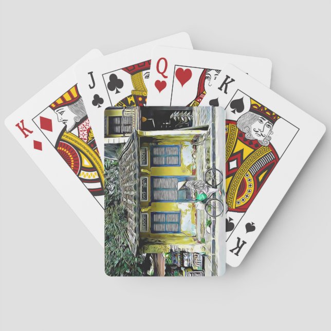 Hoi An, Vietnam Bicycle Spielkarten (Rückseite)