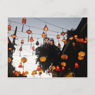 Hoi An Vietnam Lanterns Postkarte