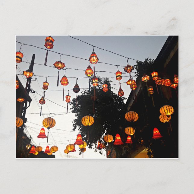 Hoi An Vietnam Lanterns Postkarte (Vorderseite)