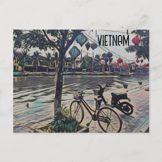 Hoi An Vietnam Lanterns Postkarte (Vorderseite)