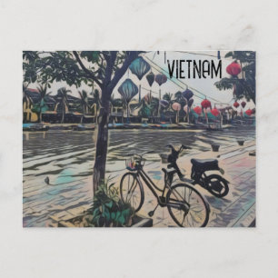 Hoi An Vietnam Laternen Postkarte