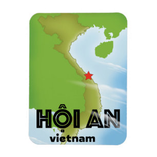 Hoi An Vietnam Reiseposter Art Print Magnet