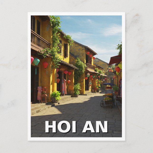 Hoi An Vietnam Travel Postkarte (Vorderseite)