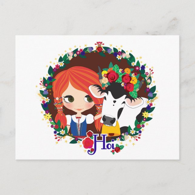 Hoi:. Postkarte (Vorderseite)