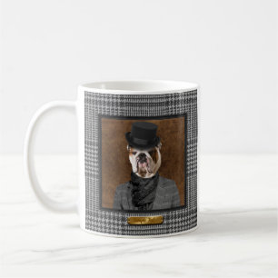 Hoity Toity House Maßgeschneiderte Dapper Bulldog- Kaffeetasse