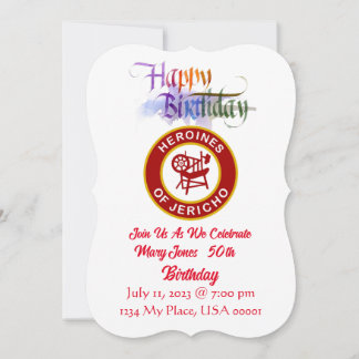 HOJ Birthday Einladung