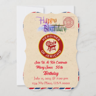 HOJ Birthday Einladung