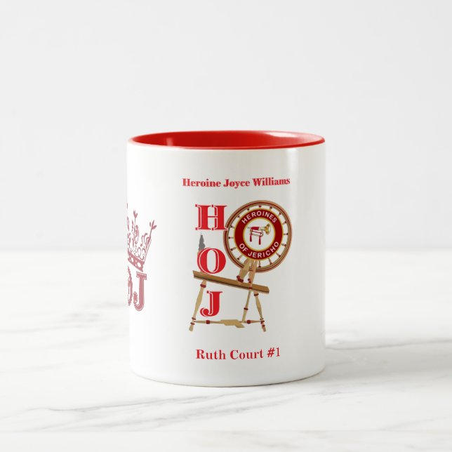 HOJ ZWEIFARBIGE TASSE (Mittel)