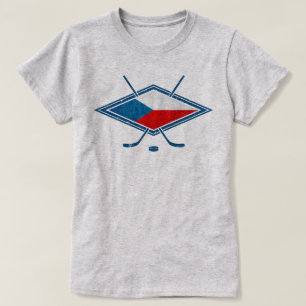 Hokej český T - Shirt mit Name und Nummer