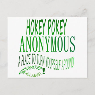 Hokey Pokey Anonymous Postkarte