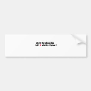 Hokey Pokey Autoaufkleber