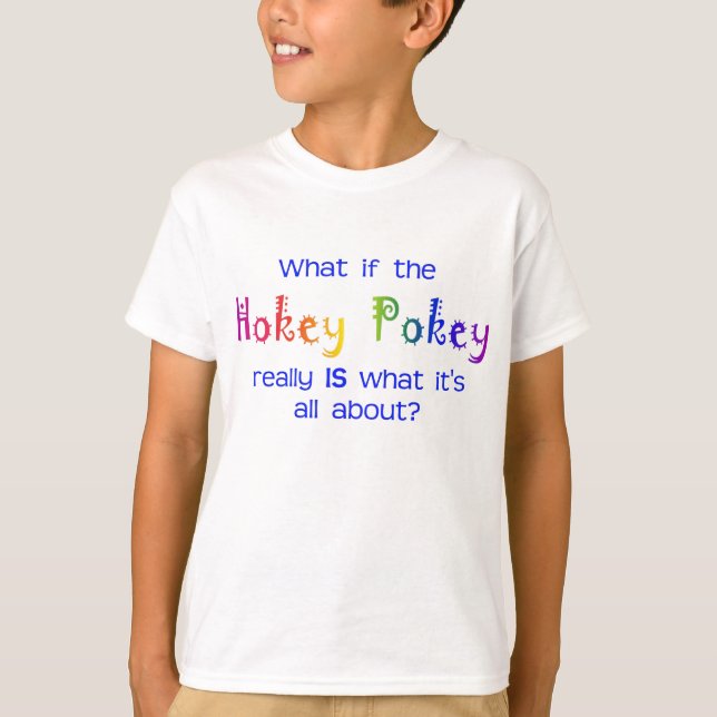 Hokey Pokey Conspiracy Kids Shirt (Vorderseite)