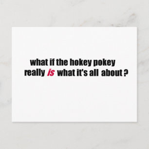 Hokey Pokey Postkarte
