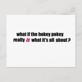 Hokey Pokey Postkarte