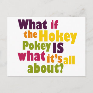 Hokey Pokey Postkarte