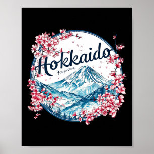 Hokkaido Japan Alpinski Anime-Entdecker  Poster