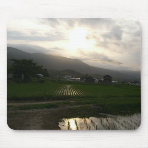 Hokkaido-Sonnenuntergang Mousepad