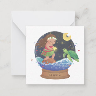 Hoku finden: Die Star Illustration Mitteilungskarte