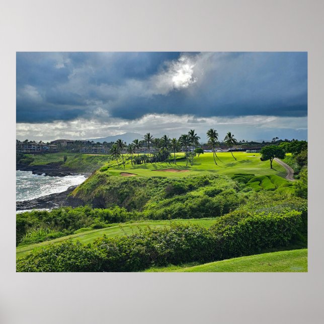 Hokuala Ocean Golf Course Poster (Vorne)