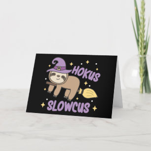 Hokus Slowcus - Fault Hexenkostüm Holi Feiertagskarte