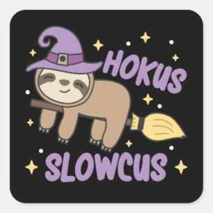 Hokus Slowcus - Fault Hexenkostüm Squa Quadratischer Aufkleber