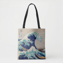 HOKUSAI 1760-1849 UKIYO DRUCKTOTE BAG