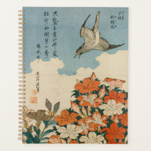 Hokusai - A Cuckoo und Azaleas Fine Art Planer