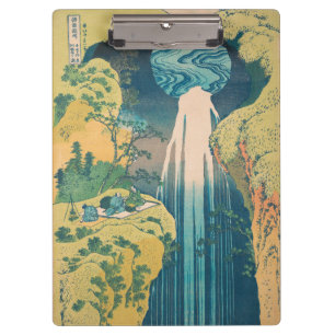 Hokusai Amida-Fälle Japan Wasserfall Klemmbrett