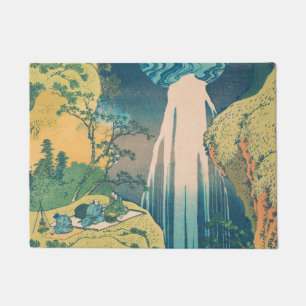 Hokusai Amida Falls Japan Wasserfall Fußmatte