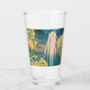 Hokusai Amida Falls Japan Wasserfall Glas