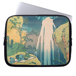 Hokusai Amida Falls Japan Wasserfall Laptopschutzhülle
