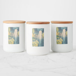 Hokusai Amida Falls Japan Wasserfall Lebensmitteletikett