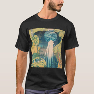 Hokusai Amida Falls Japan Wasserfall T-Shirt