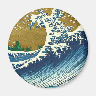 Hokusai Big Wave Japan japanische Kunst Magnet