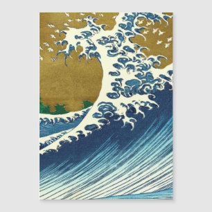 Hokusai Big Wave Japan japanische Kunst Magnetkarte