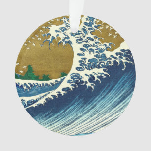 Hokusai Big Wave Japan japanische Kunst Ornament