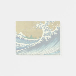Hokusai Big Wave Japan japanische Kunst Post-it Klebezettel