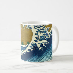 Hokusai Big Wave Japan Vintage Ocean Kaffeetasse
