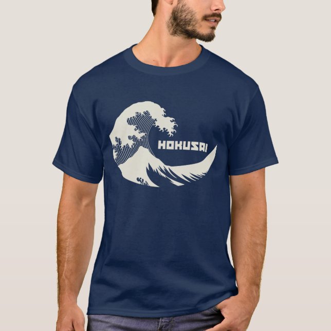 Hokusai - die große Welle T-Shirt (Vorderseite)